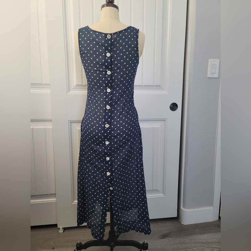 Sheer Polka Dot Midi Dress